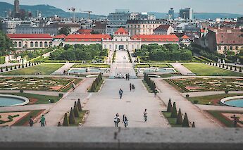 View from Belvedere, Vienna, Austria. Unsplash:Daniel Plan