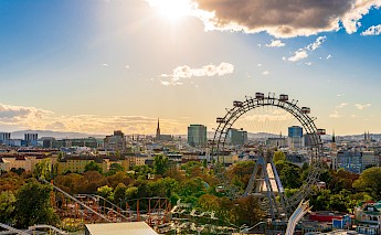 Prater, the amusement park in Vienna. Unsplash:Anton