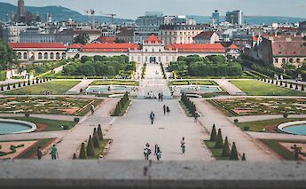 View from Belvedere Palace, Vienna, Austria. Daniel Plan@Unsplash