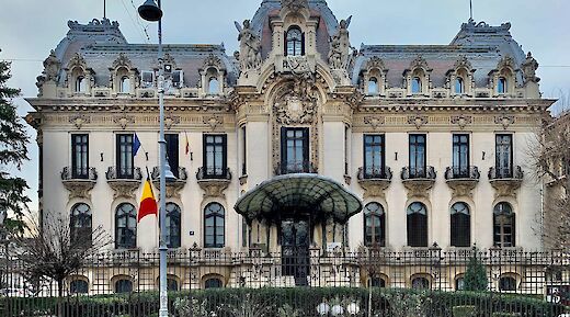 The Cantacuzino Palace, Bucharest, Romania. CC:Neoclassicism Enthusiast