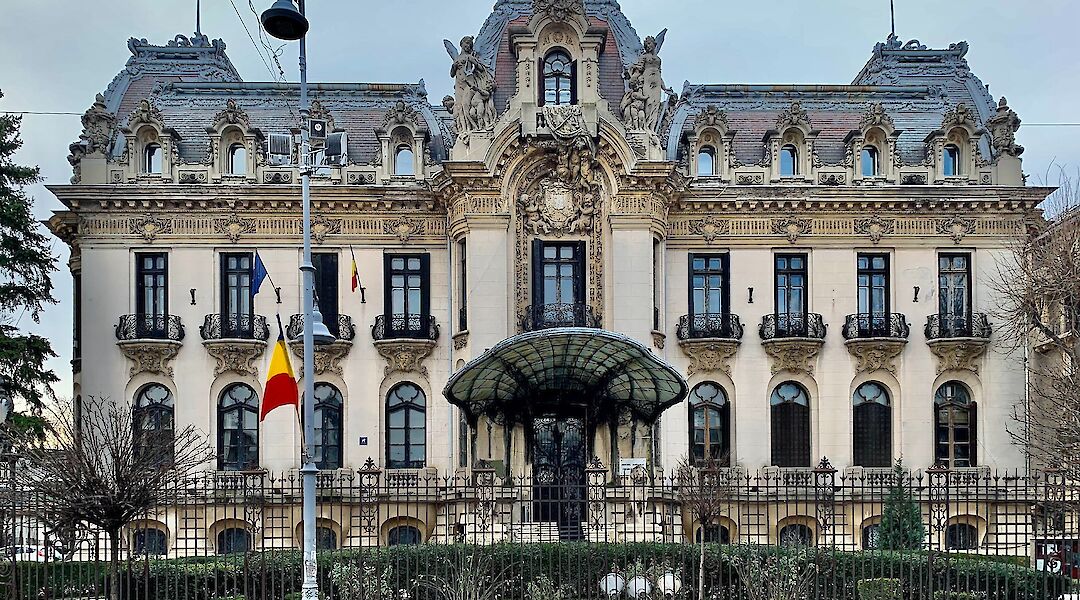The Cantacuzino Palace, Bucharest, Romania. CC:Neoclassicism Enthusiast