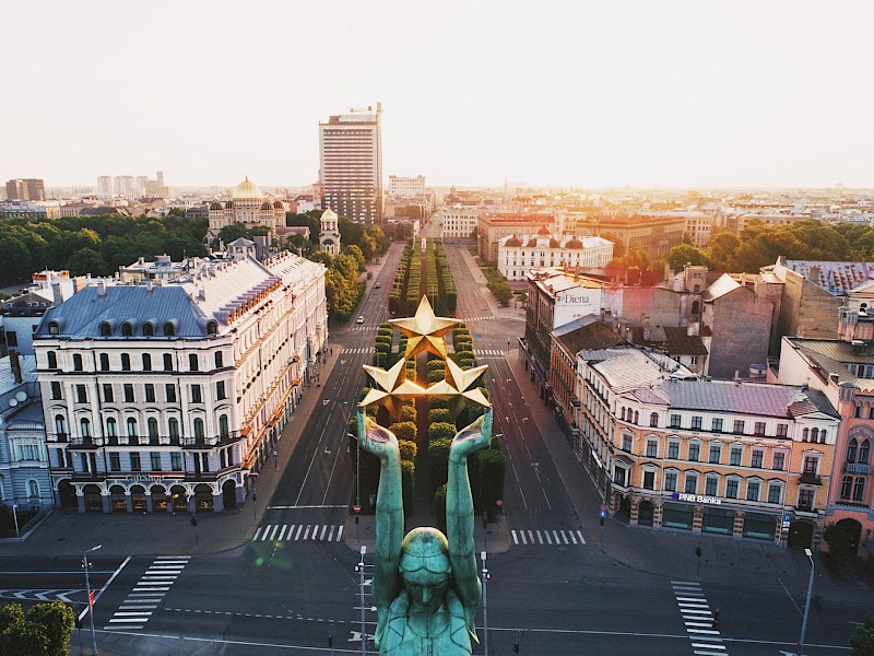 Brivibas Piemineklis, the Freedom Monument, Riga, Latvia. Ivars Urinans@Unsplash