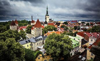 Rooftops of Tallinn City, Harju County, Estonia. Leo Roomets@Unsplash
