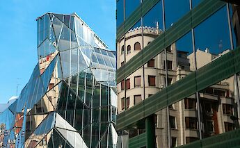 Abstract architecture in Bilbao, Spain. Getty Images@Unsplash