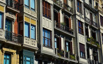 Balconies in Bilbao, Spain. Danielle Suijkerbuijk@Unsplash