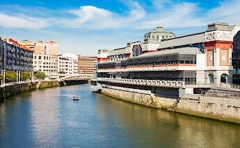 Boat on the Nervion River, Bilbao, Spain. Getty Images@Unsplash