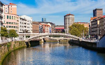 Bridge over the Nervion River, Bilbao, Spain. Getty Images@Unsplash