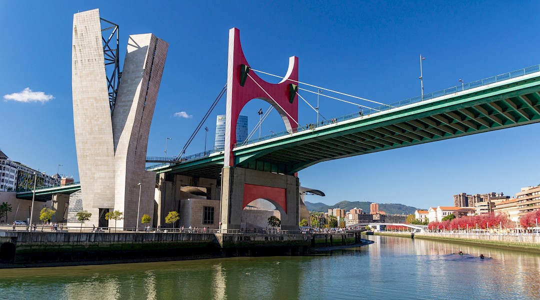 La Salve Bridge, Bilbao, Spain. David Vives@Unsplash