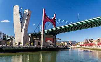 La Salve Bridge, Bilbao, Spain. David Vives@Unsplash
