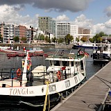 Boats tied at the dock, Antwerp. Paul Teysen@Unsplash