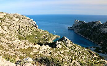 View of the coast in Marseille, France. Unsplash@Lian Tomtit