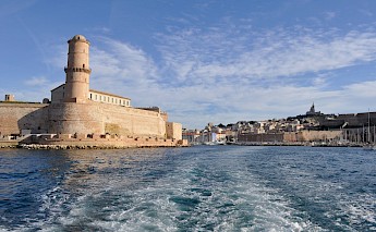 Fort Saint-Jean, a fortification at the entrance of the Old Port. Kristin Snippe@Unsplash