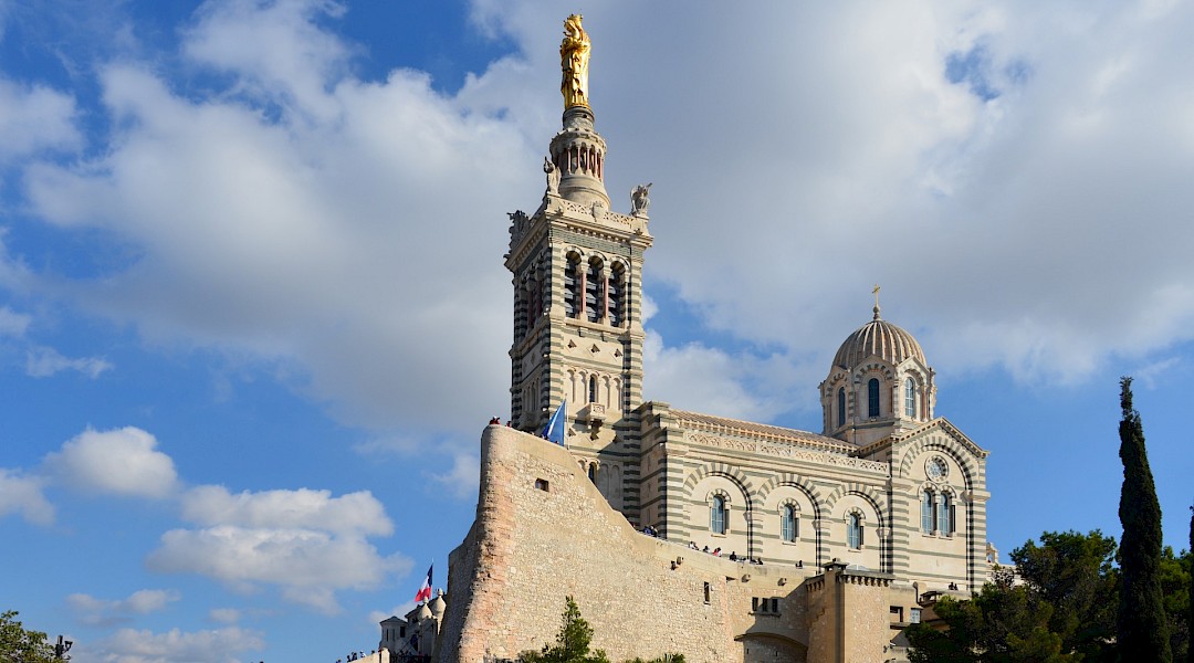 Basilica of Notre-Dame de la Garde, Marseille. Clement Bardot@Wikimedia Commons