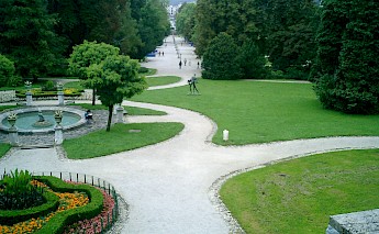 Tivoli City Park, Ljubljana, a view from Tivoli Castle. Kajikawa@Wikimedia Commons