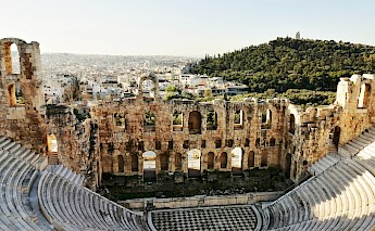 Odeon of Herodes Atticus, Dionysiou Areopagitou - Roman Theatre in Athens. Enric Domas@Unsplash