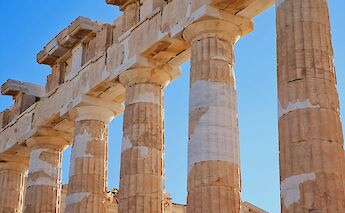 Pillars of the Parthenon, Athens, Greece. Getty Images@Unsplash