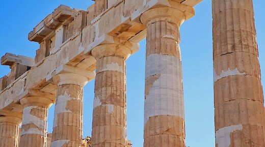 Pillars of the Parthenon, Athens, Greece. Getty Images@Unsplash