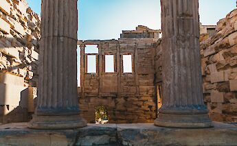 Inside a temple, Athens, Greece. Marco Pregnolato@Unsplash