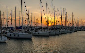 Sunset at the harbor, Athens, Greece. Eddie Blair@Unsplash