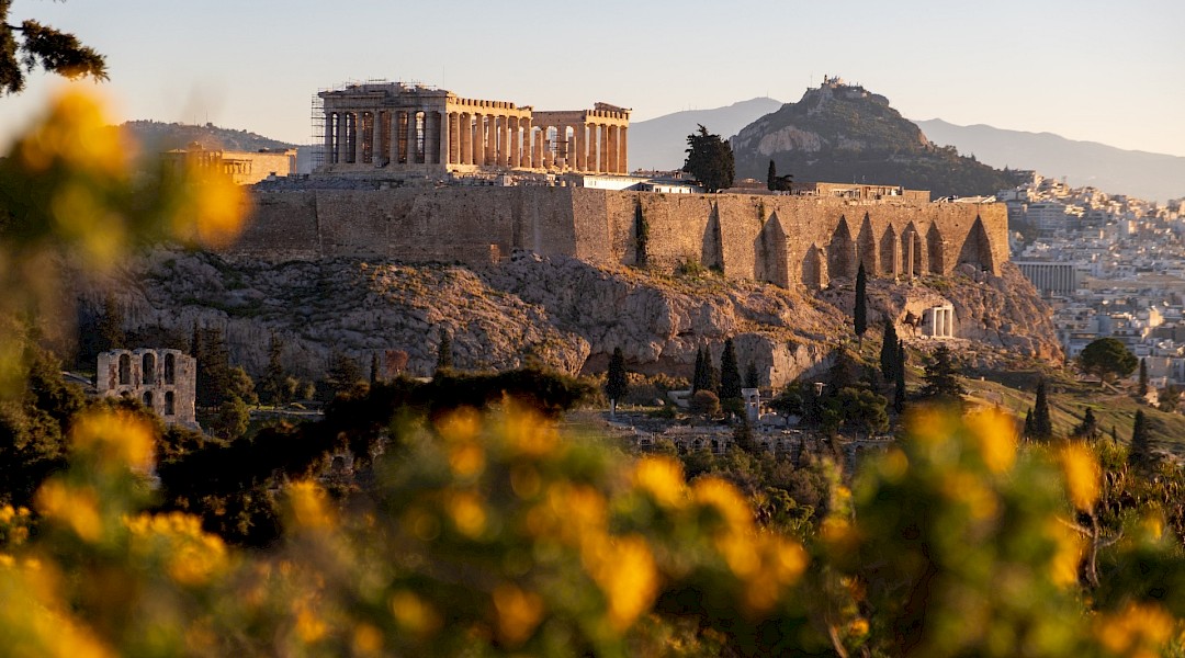 Sunset over Acropolis, Athens. Kostas Vourou@Unsplash