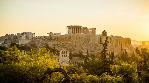 The Acropolis at sunset, Athens, Greece. Leonhard Niederwimmer@Unsplash