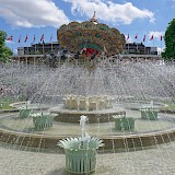 Fountain in Tivoli Gardens, Copenhagen, Denmark. Jakub Halun@Wikimedia Commons
