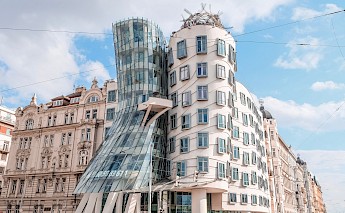 Dancing House, or Ginger and Fred, Prague. Alice@Unsplash