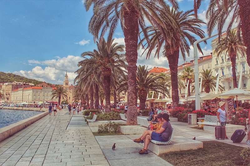Riva promenade, Split, Croatia. Patricia Jekki@Unsplash
