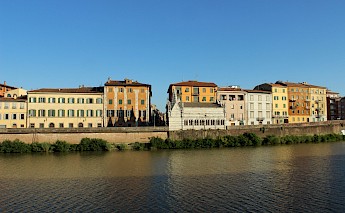 Lungarni Pisani. Miguel Hermoso Cuesta@Wikimedia Commons