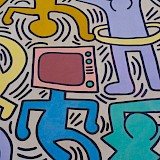 Detail from Tuttomondo, Keith Haring mural, Pisa. Maarten Wijnants@Unsplash