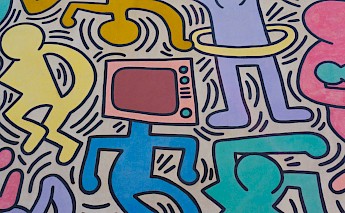 Detail from Tuttomondo, Keith Haring mural, Pisa. Maarten Wijnants@Unsplash