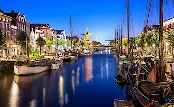 Evening in the Delfshaven, Rotterdam, Holland. mihaiulia@iStock