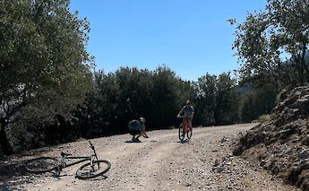 Getting some action shots on Mount Ainos, Kefalonia, Greece. CC:TO