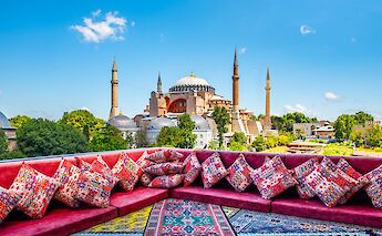 View of the Hagia Sophia, Istanbul, Turkey. resulmuslu@iStock