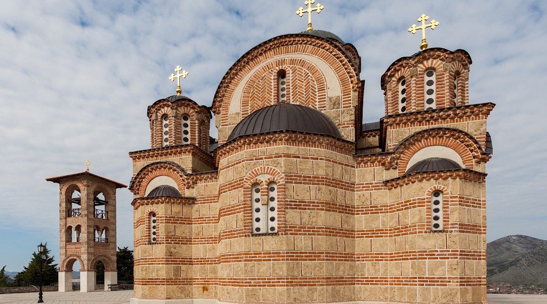 Nova Gracanica church, Trebinje, Bosnia and Herzegovina. Diego Delso@Wikimedia Commons