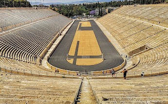 Kalimarmaro, where the first Olympic Games were held. Marco Montero Pisani@Unsplash