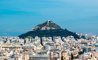 View to Mount Lycabettus, from Acropolis. Klavs Taimins@Unsplash