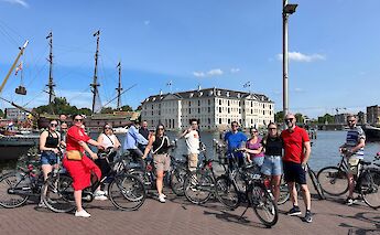 Bike tour in Amsterdam, Holland. CC:TO