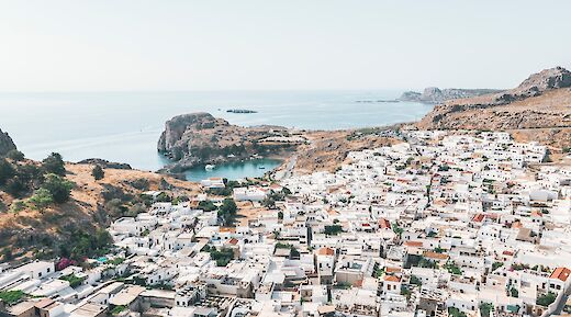 City line view Rhodes Island, Greece. Benjamin Recinos@Unsplash