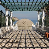 shadows and a pathway Kallithea springs, Greece, Julie Mac@wikimedia commons