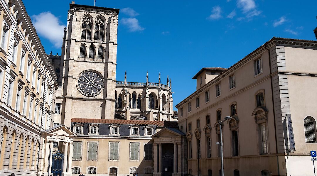 Side of the Saint-Jean Cathedral, Lyon. Unsplash@Thai Son Richardier