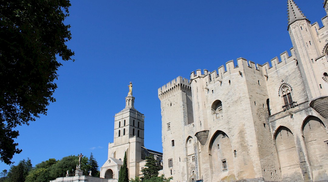Palais des Papes - The Palace of the Popes, the biggest Gothic palace in the world, Avignon. Lottie Griffiths@Unsplash