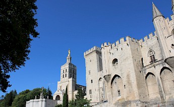 Palais des Papes - The Palace of the Popes, the biggest Gothic palace in the world, Avignon. Lottie Griffiths@Unsplash