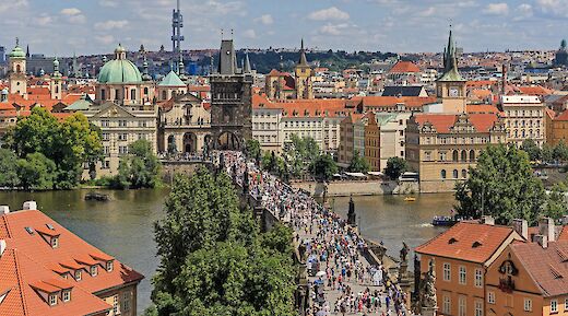 Charles Bridge, Prague, Czech Republic. CC:A.Savin