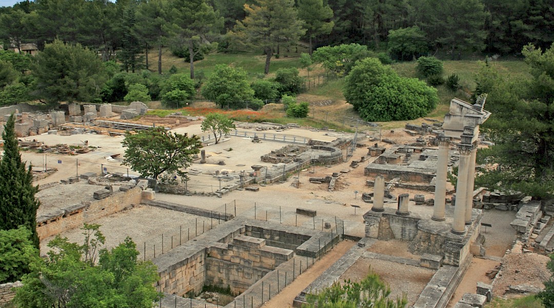 Glanum, archeological site of an ancient city, Saint-Remy de Provence. Axel Brocke@CC