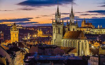 Evening in Prague, Czech Republic. CC:Jiuguang Wang