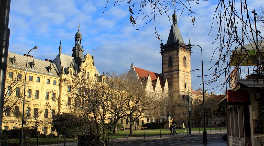 New Town Hall - the administrative centre of Prague's New Town Quarter, Prague, Czech Republic. @CC