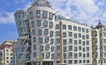 Dancing House in Prague, Czech Republic. CC:Hans Peter Schaefer