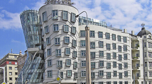 Dancing House in Prague, Czech Republic. CC:Hans Peter Schaefer