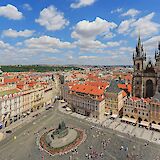 View from the tower in Old Town, Prague, Czech Republic. CC:A.Savin